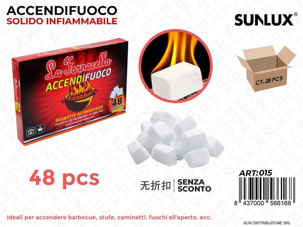 Accendifuoco Solido 48TAVOLETTE