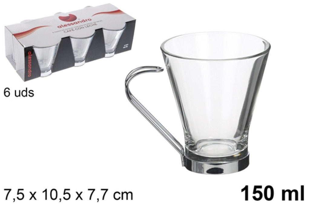 0 Tazzine da Caffe/latte 150ml 6pz