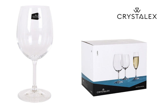 Lara 350cc Set 6 Vetro Cristallo Boemia