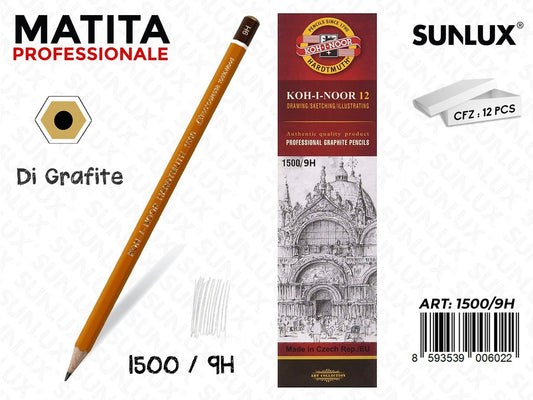 Matite Professionali di Grafite 9H