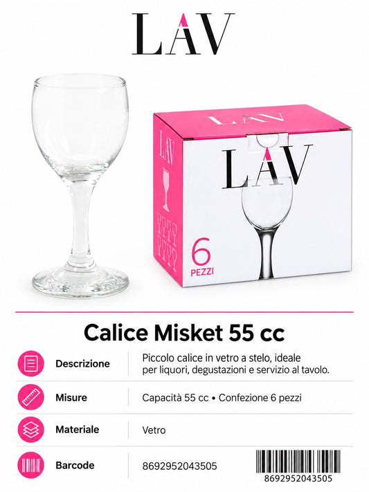 Lav-M Licuor 55Cc Vetro Misket