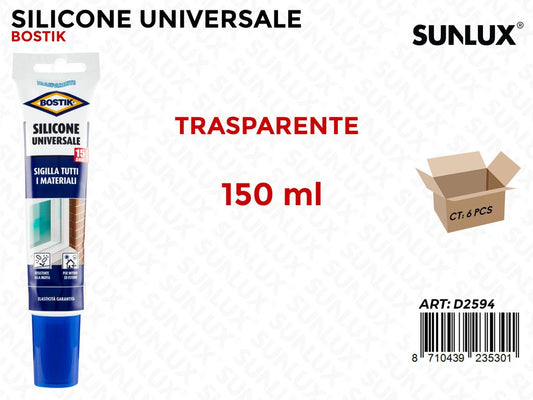 Bostik Silicone Trasp. 150ML