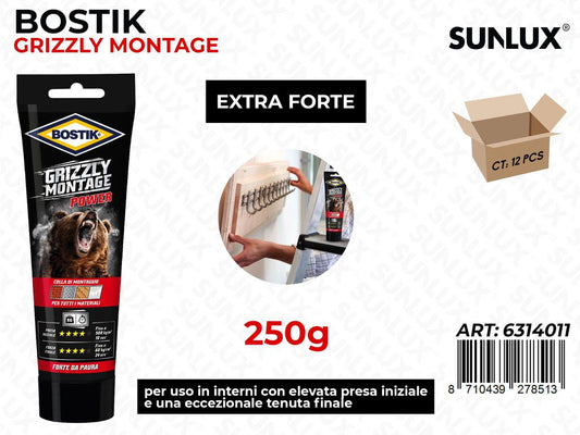 Bostik Colla Grizzly Montage 250G