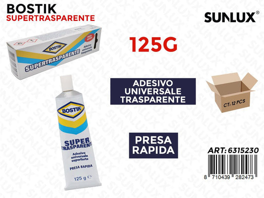Bostik Supertrasparente 125G