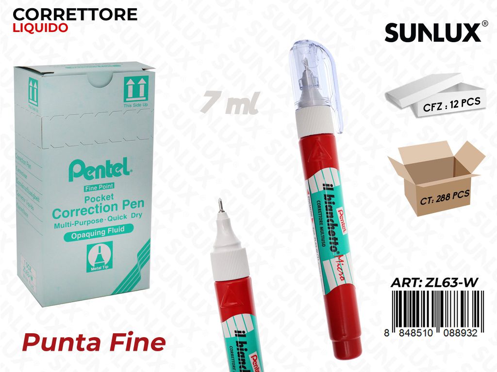 Correttore Liquido Pen P. Fine 7ML