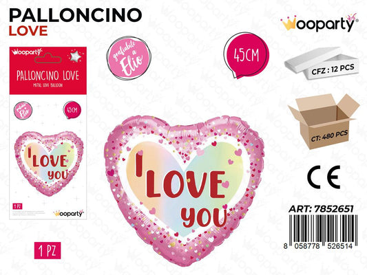 Palloncino i Love You 45CM