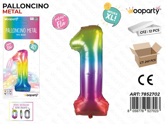 Palloncino Metal M.color N.1 100CM