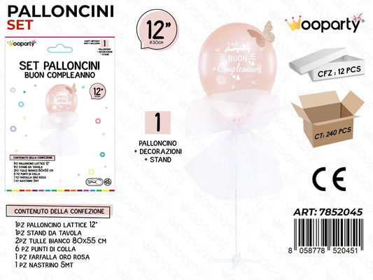 Wooparty Set Pallon. c/ Stand B. Compl.