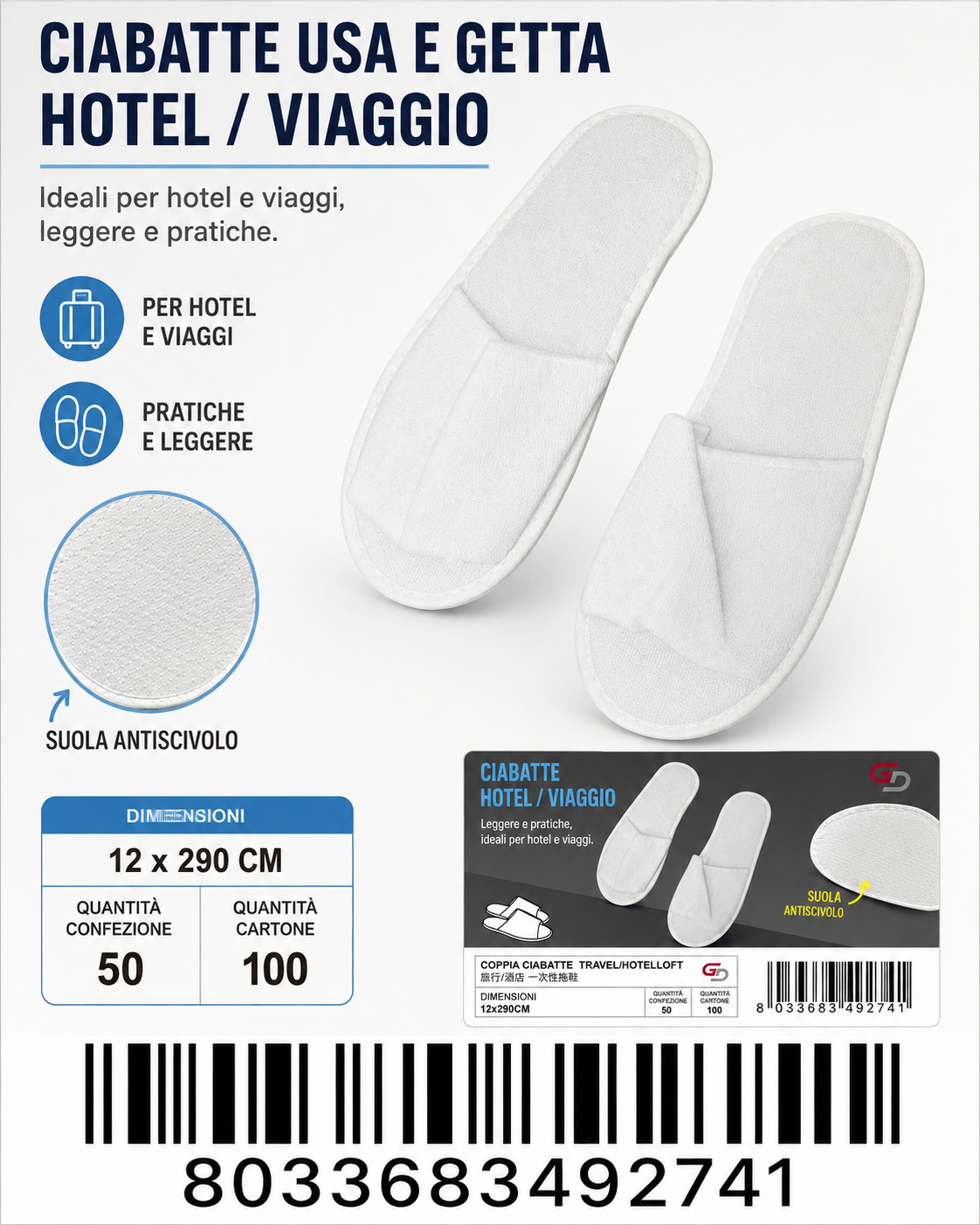 Cp Ciabattine Travel/Hotel Loft Aperta