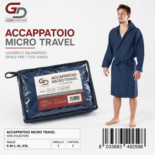 Accap Microf Travel Poch B.Navy