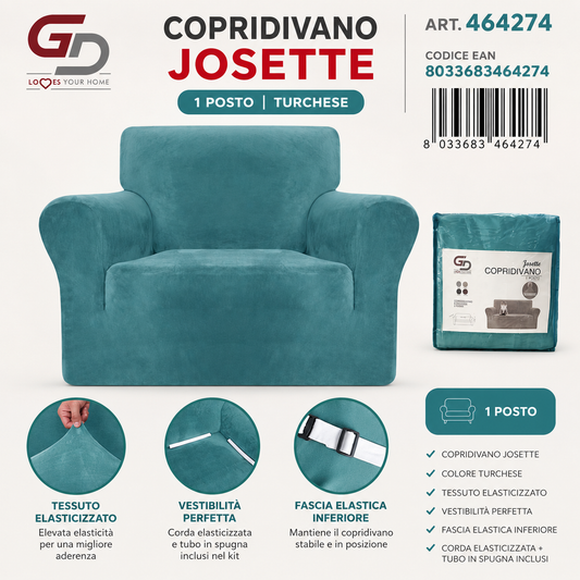 Copripoltrona Josette 1 Posto