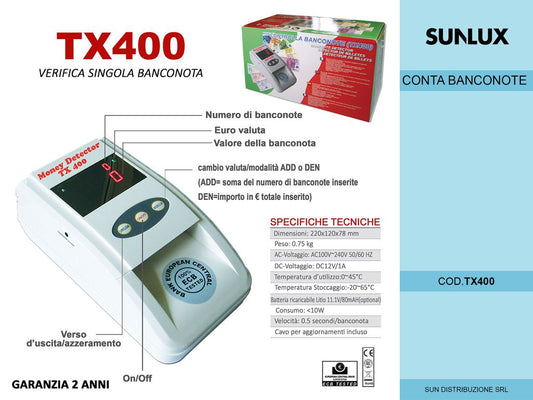 Contabanconote TX400