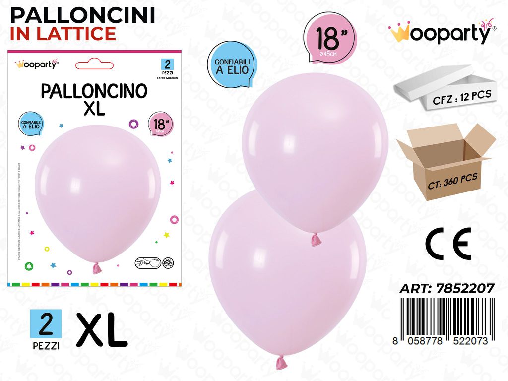 Wooparty Palloncini Lattice Xl 2PCS 45CM