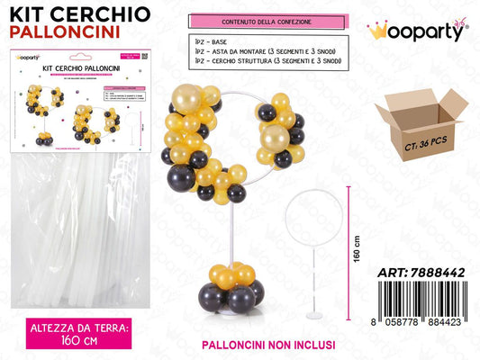 Kit Cerchio Palloncini 160CM