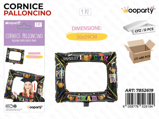 Cornice Palloncino Laurea 50*59CM