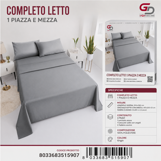 Completo Letto 1P E Mezza
