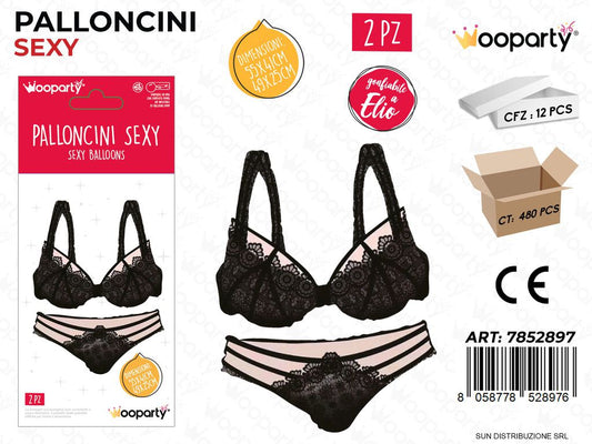 Palloncini Sexy 2 Pcs 55*41CM - 49*25CM