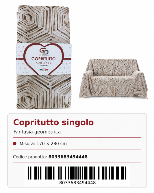 Copritutto 1P Stp 170 X 280 Cm Tuscany 51 Copritutto