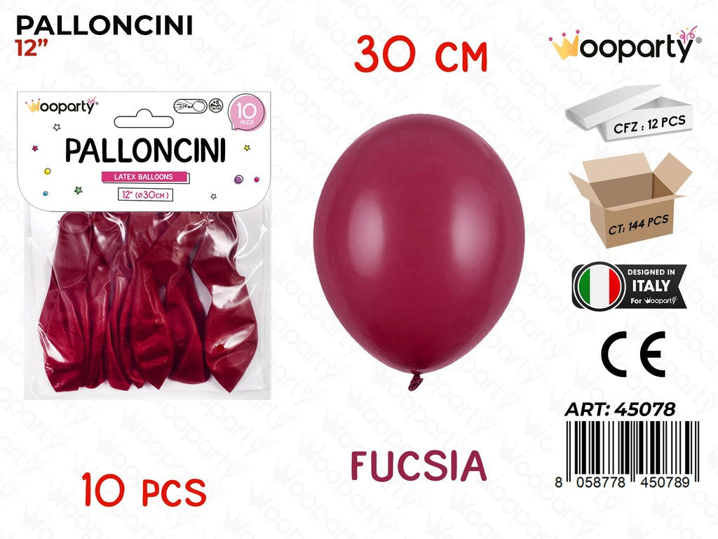 Palloncino Fucsia 12 10PCS