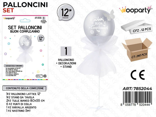 Wooparty Set Pallon. c/ Stand B. Compl.