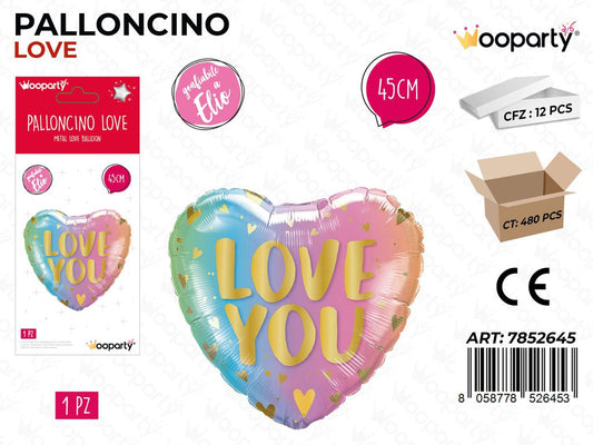 Palloncino i Love You 45CM