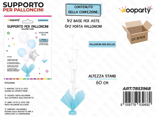 Wooparty Supporto Palloncini Cel. 60CM