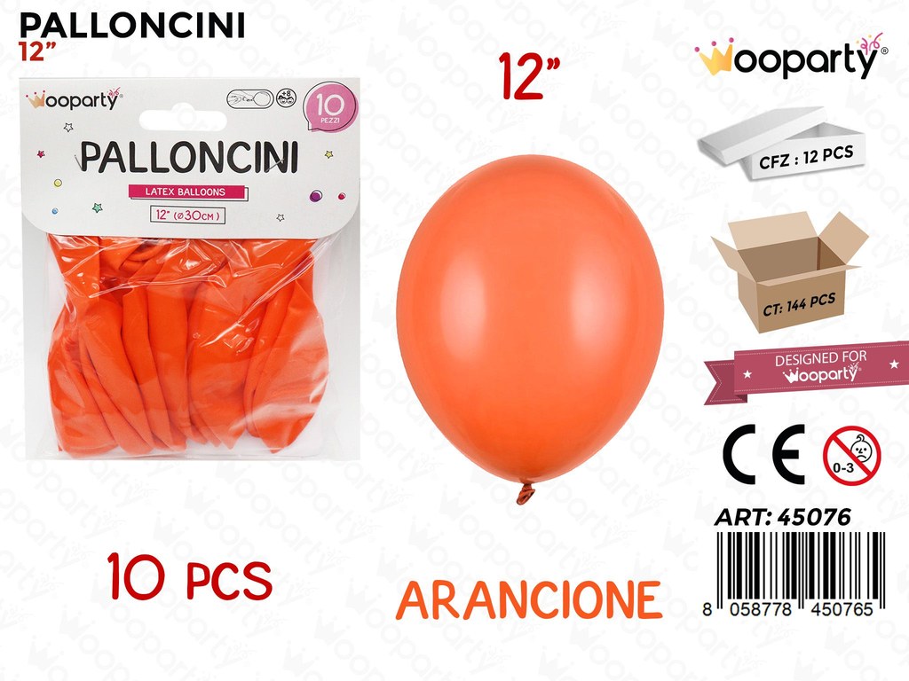 Palloncino Arancione 12 10PCS