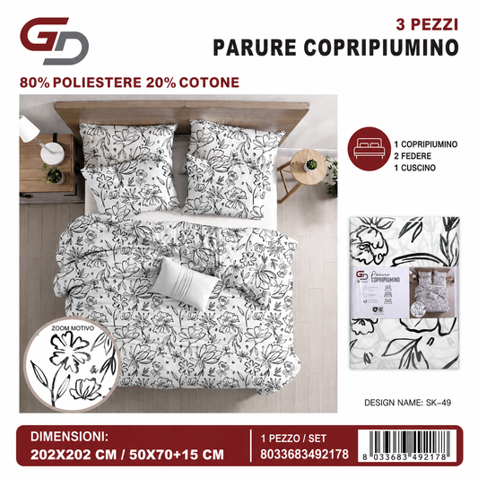 Parure Copripiumino Sk-49